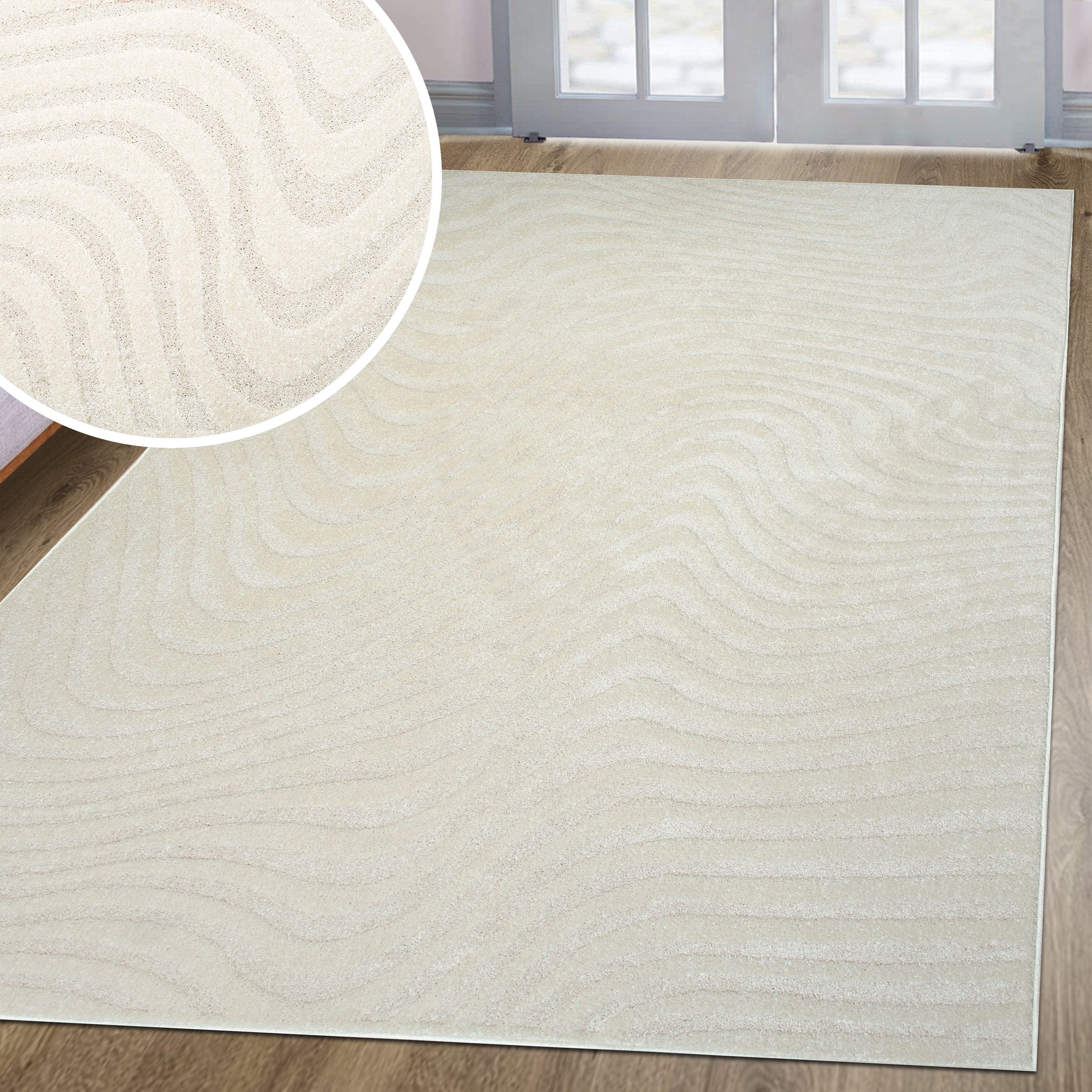 my home Teppich Vibek, Wellen-Design in günstig online kaufen