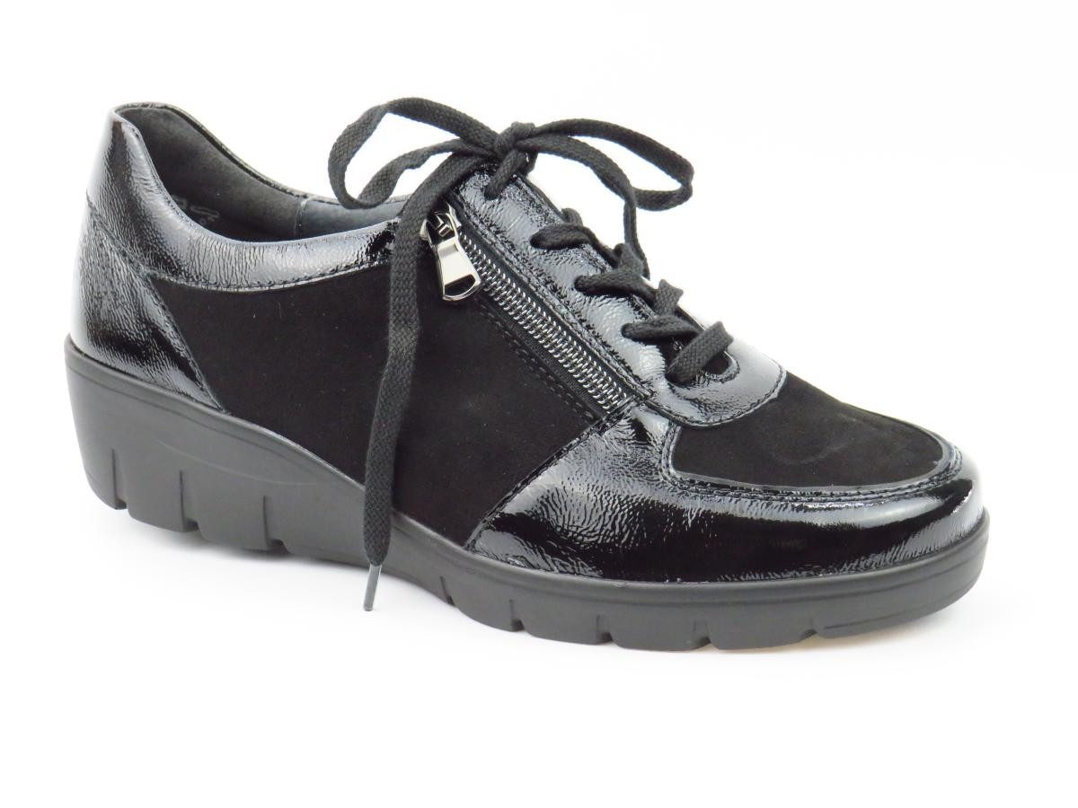 Semler Judith 30 Lack/Soft schw. Schnürschuh