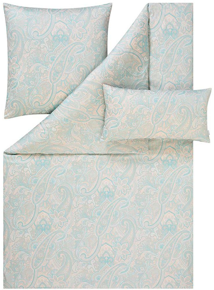 Estella Bettwäsche Judith, Mako-Satin, 3 teilig, Feinster Mako-Satin aus 100% Baumwolle