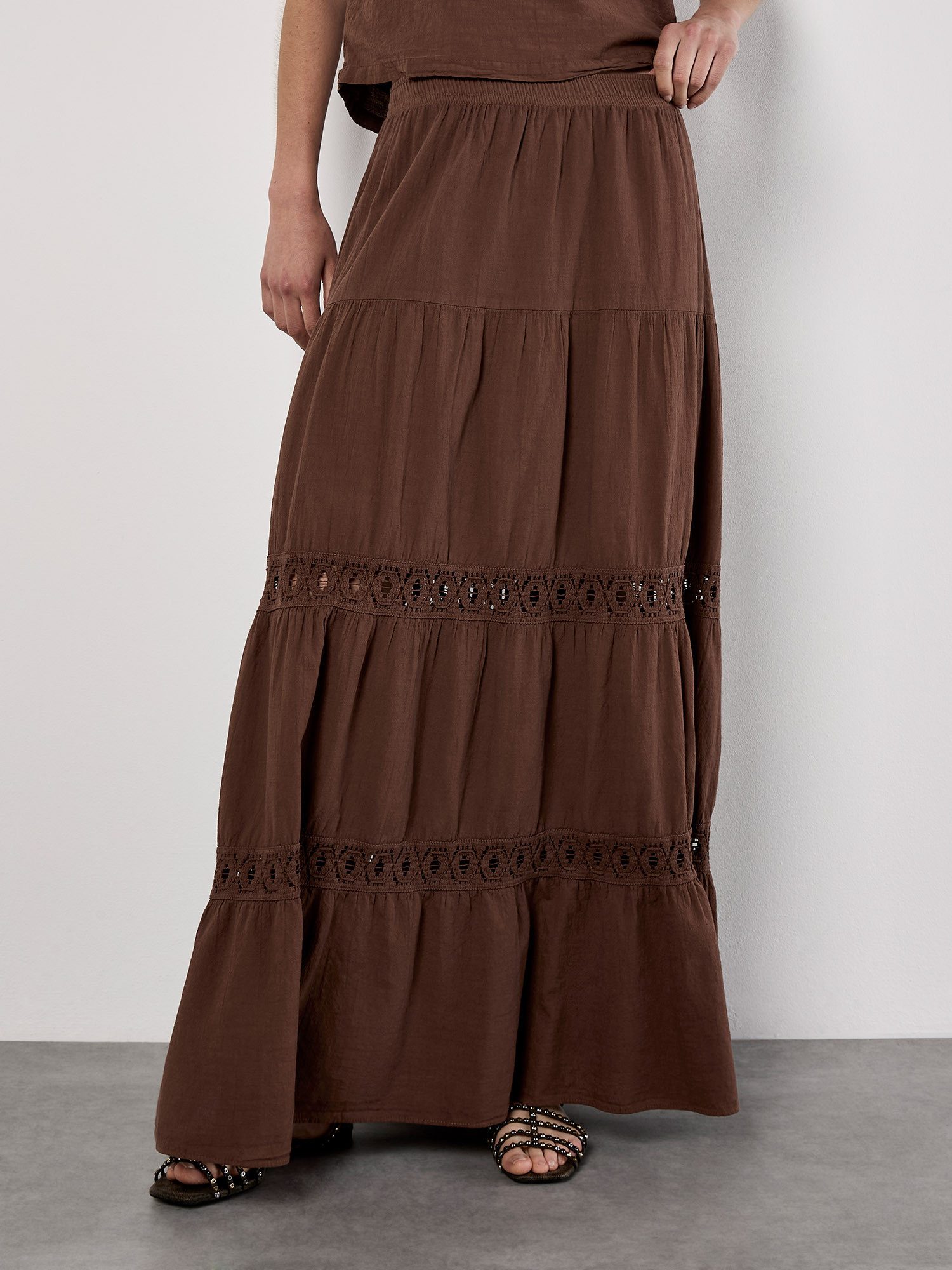 Apricot Maxirock günstig online kaufen