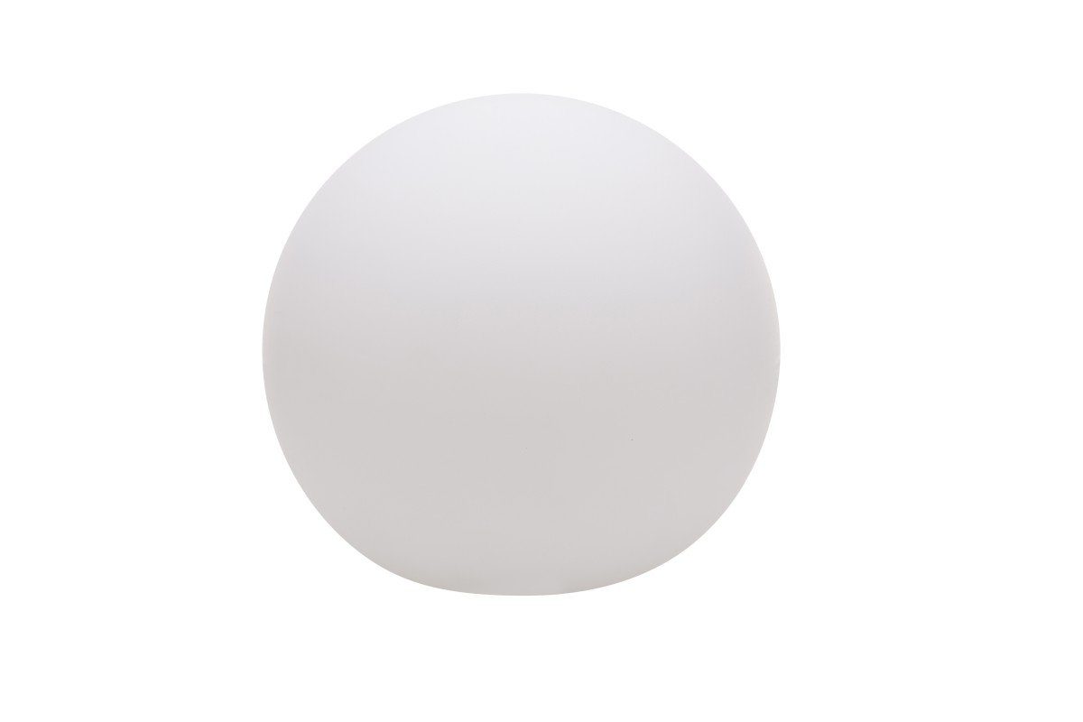 8 seasons design Gartenleuchte Shining Globe, LED wechselbar, Warmweiß, 30  cm weiß für In- und Outdoor, E27, inklusive Leuchtmittel, Leuchtkugel,  Kugelleuchte, Kugellampe, beleuchtete Kugel, Gartenleuchte