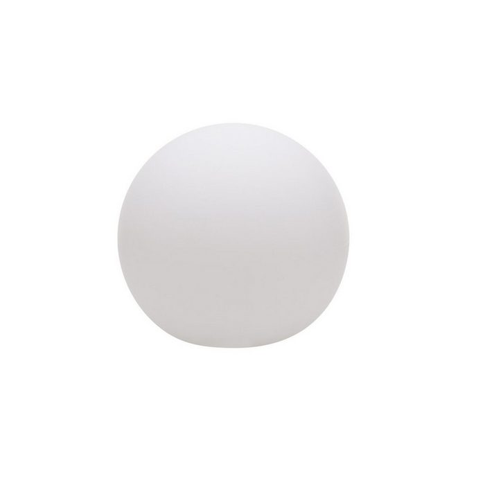 8 seasons design Gartenleuchte Shining Globe LED wechselbar Warmweiß 30 cm weiß für In- und Outdoor E27 inklusive Leuchtmittel Leuchtkugel Kugelleuchte Kugellampe beleuchtete Kugel Gartenleuchte