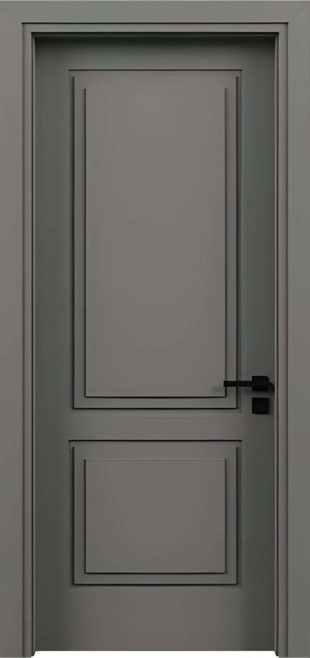 JVmoebel Zimmertür Graue Holztür im modernen Design für stilvolle Räume