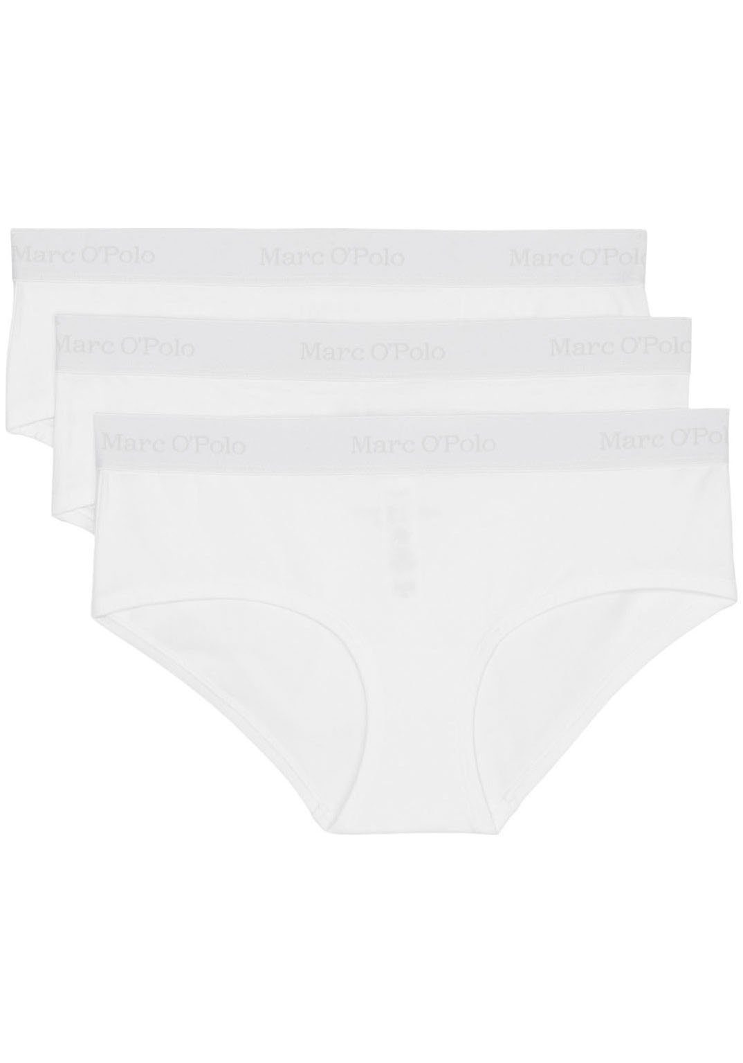 Marc O'Polo Slip (Packung, 3-St) 100white | Klassische Panties