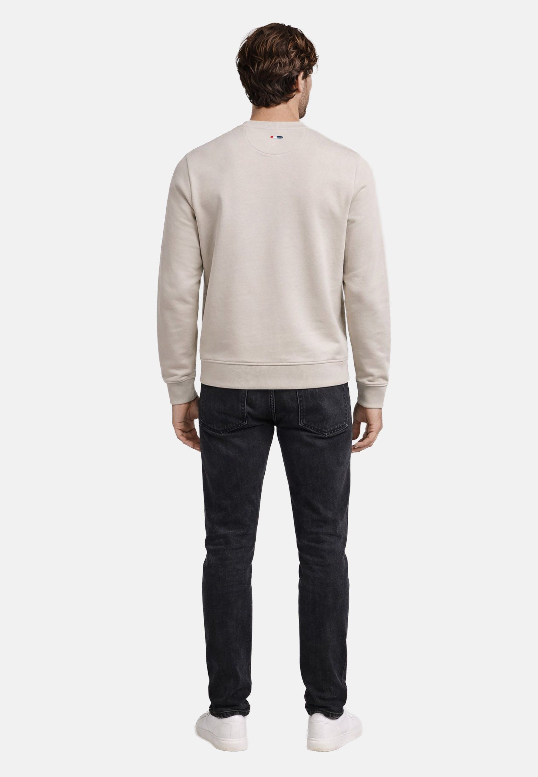 U.S. Polo Assn. Sweatshirt USRexx Herren Pullover mit Rundhalsausschnitt aus Baumwolle Klassisches Sweatshirt mit Rippbündchen und Logostickerei – Bild 4 von 5