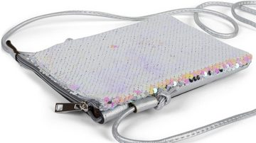 styleBREAKER Mini Bag (1-tlg), Mini Umhängetasche mit Wende Pailletten