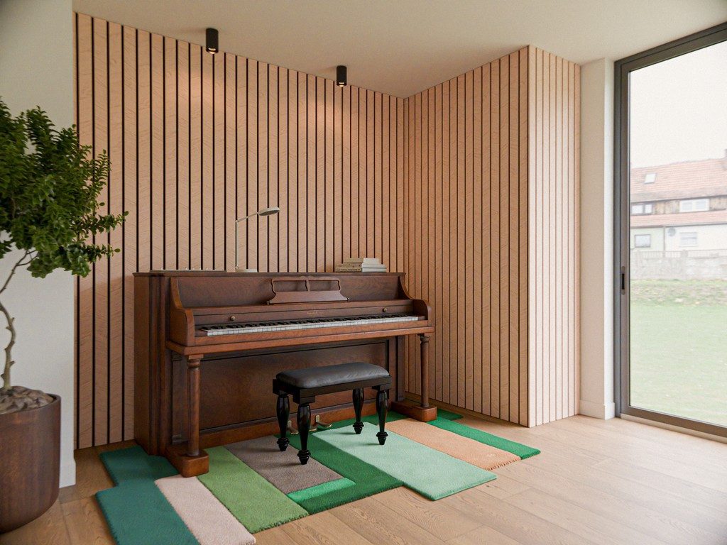 meister Wandpaneel Meister Akustikpaneel / Deckenpaneele Acoustic Sense Bold Chevron...
