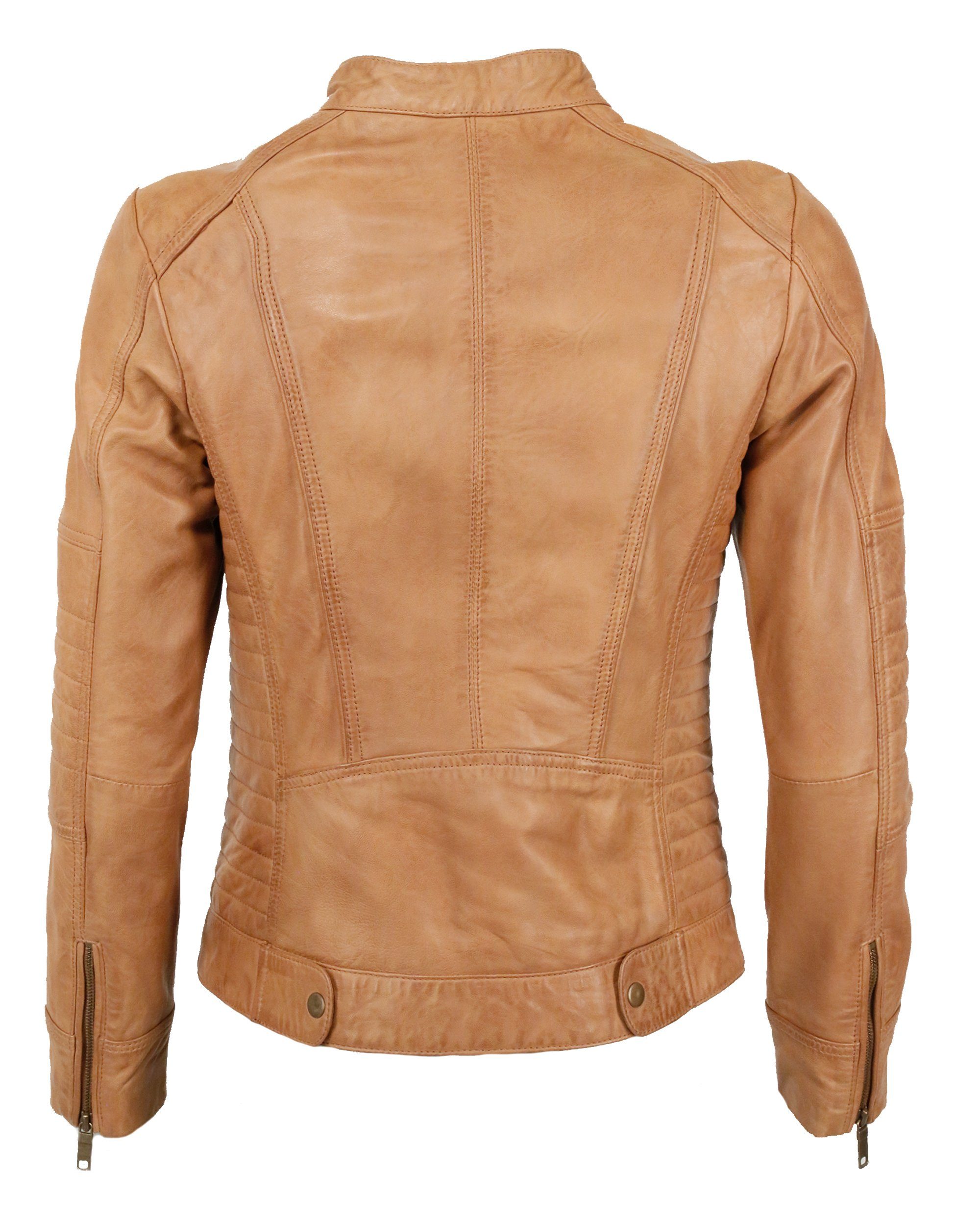 Bikerjacke cognac JCC Sirpa