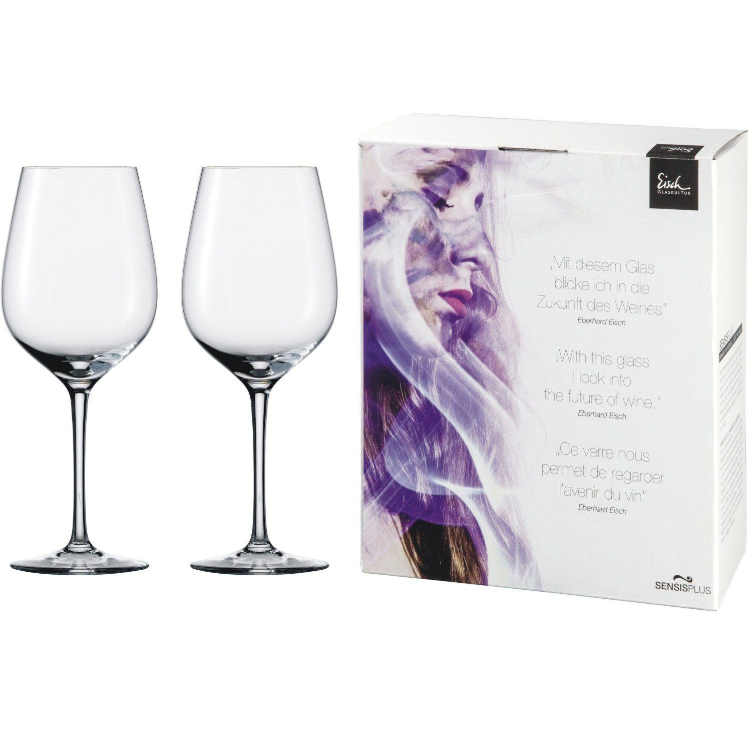 Weinglas Superior SensisPlus Rotwein 2er Geschenkkarton