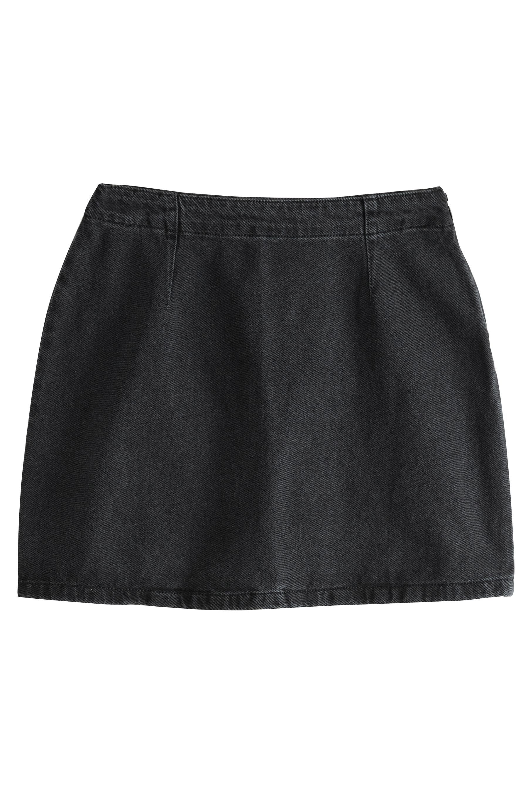 Next Minirock Jeansminirock im Sanduhr-Schnitt (1-tlg) günstig online kaufen