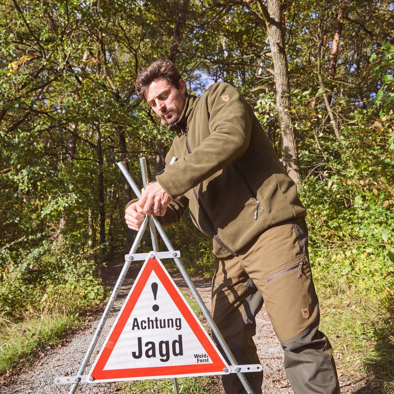 Wald & Forst Warnschild Warnschild – Achtung Jagd