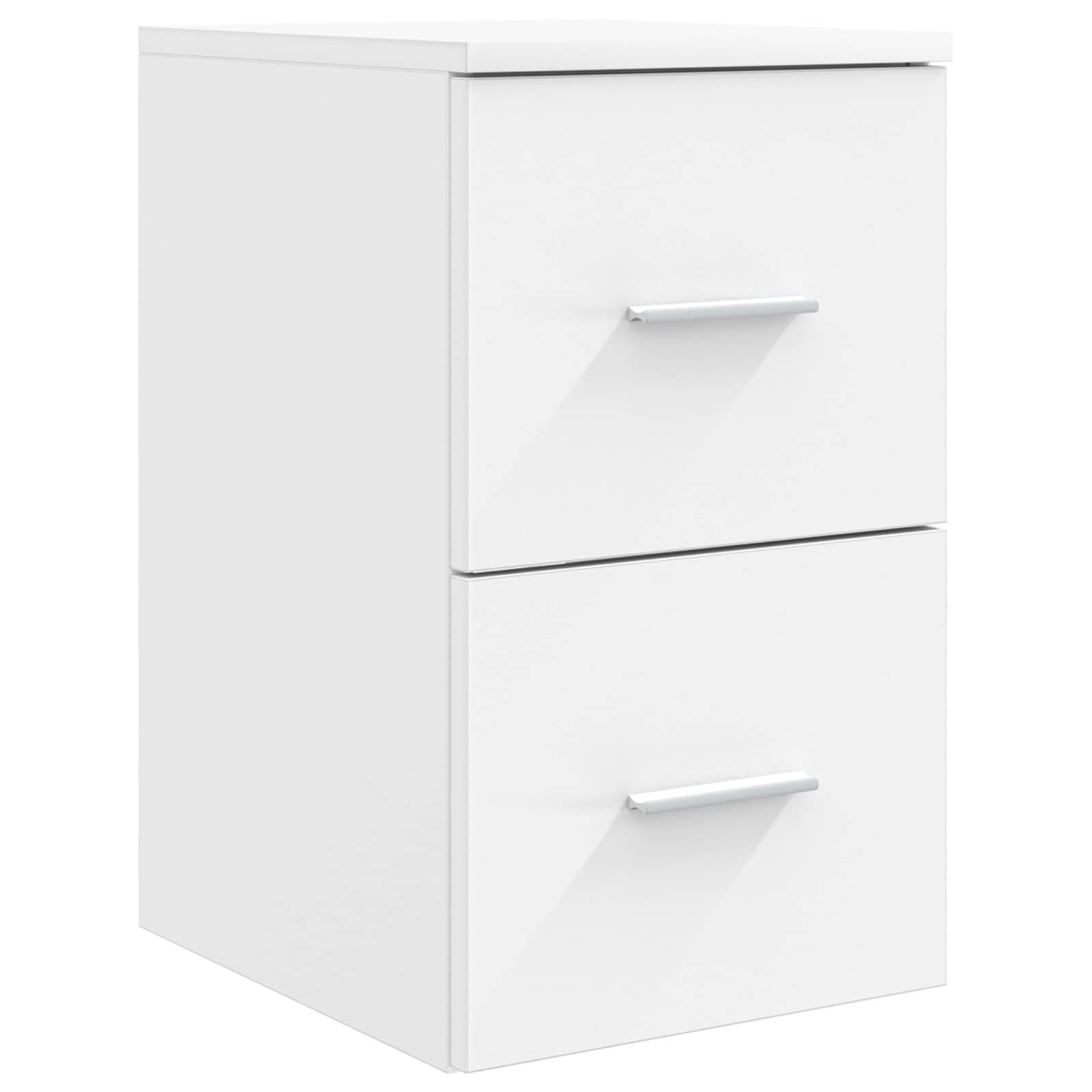 vidaXL Badezimmerspiegelschrank Badezimmerschrank Inzwischen Weiß 30 x 44,5 x 50 cm (1-St)