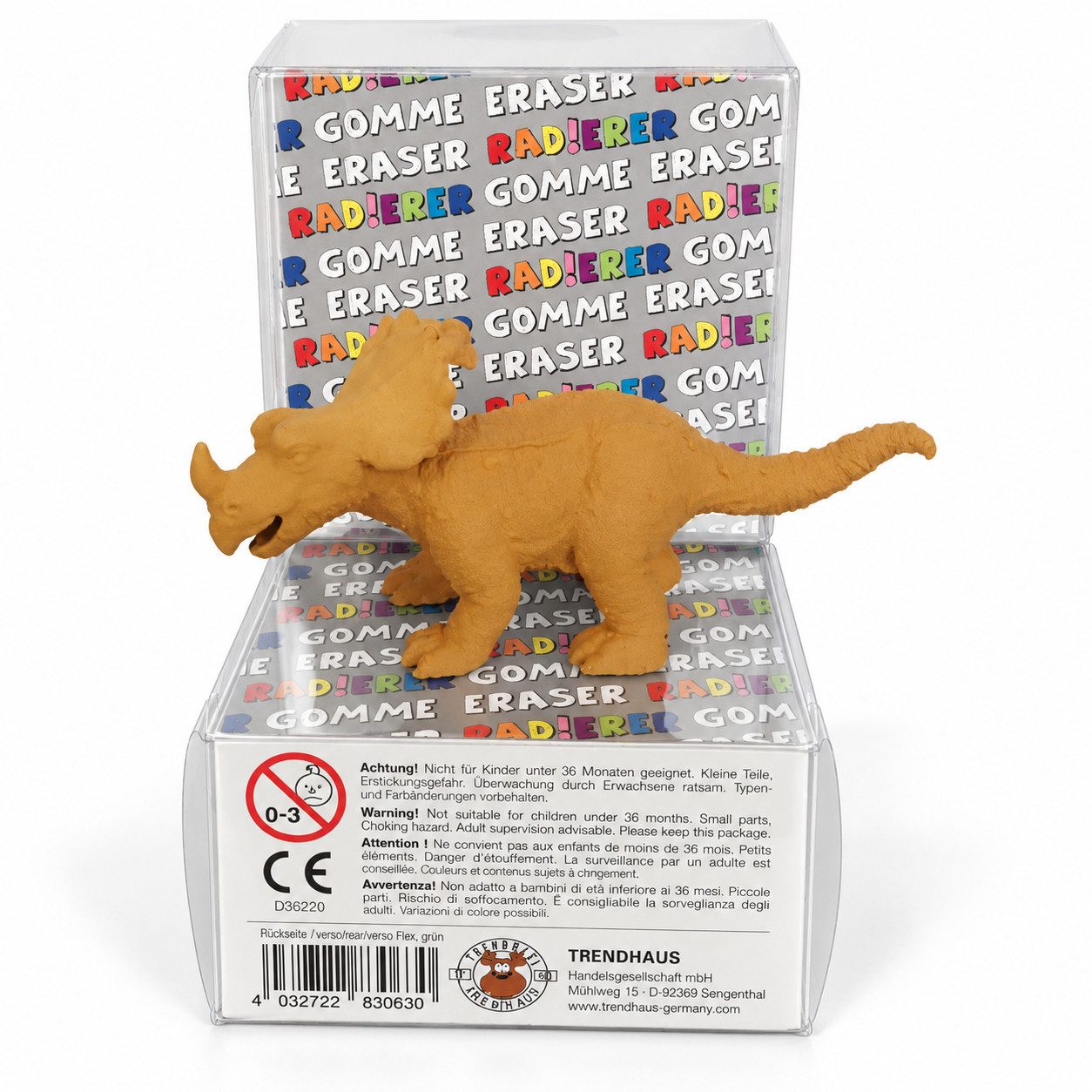 Trendhaus Radiergummi Dinosaurier, Gummi T-Rex / Radierer, /Dino Saurier sortiert, Mitgebsel / Kindergeburtstag / Spiele Give Aways