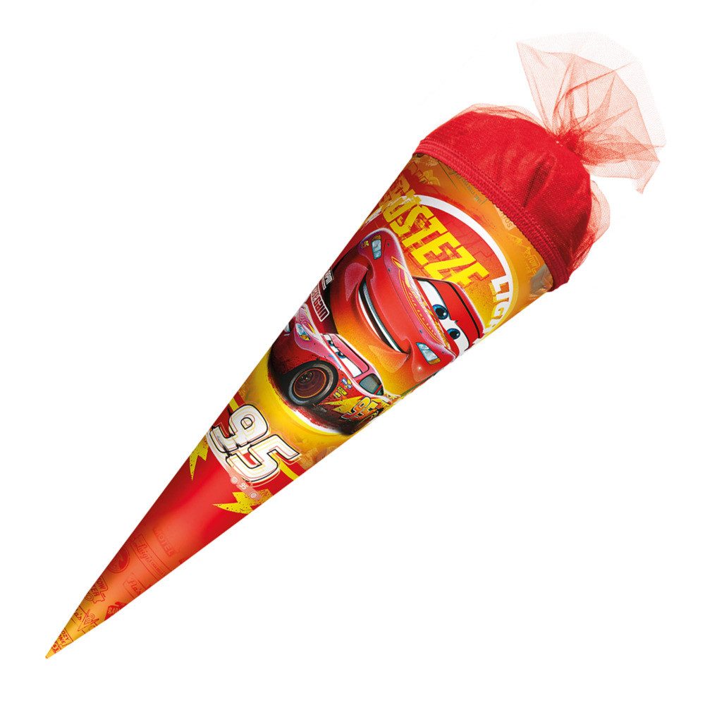 Schultüte Roth Schultüte Disney PIXAR Cars rund Tüllverschluss 50cm