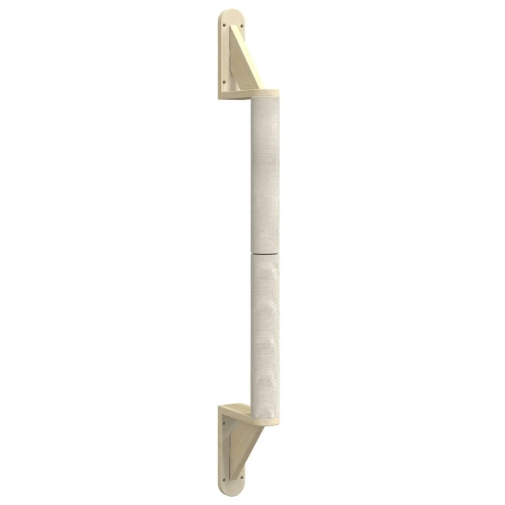 vidaXL Kratzbaum, Kratzsäule Wandmontage 109 cm Sisal