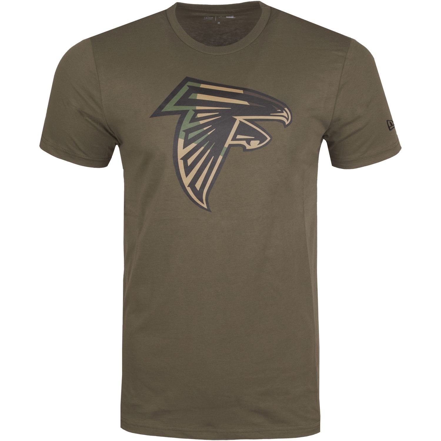 New Era Print-Shirt NFL Team Logo Atlanta Falcons oliv