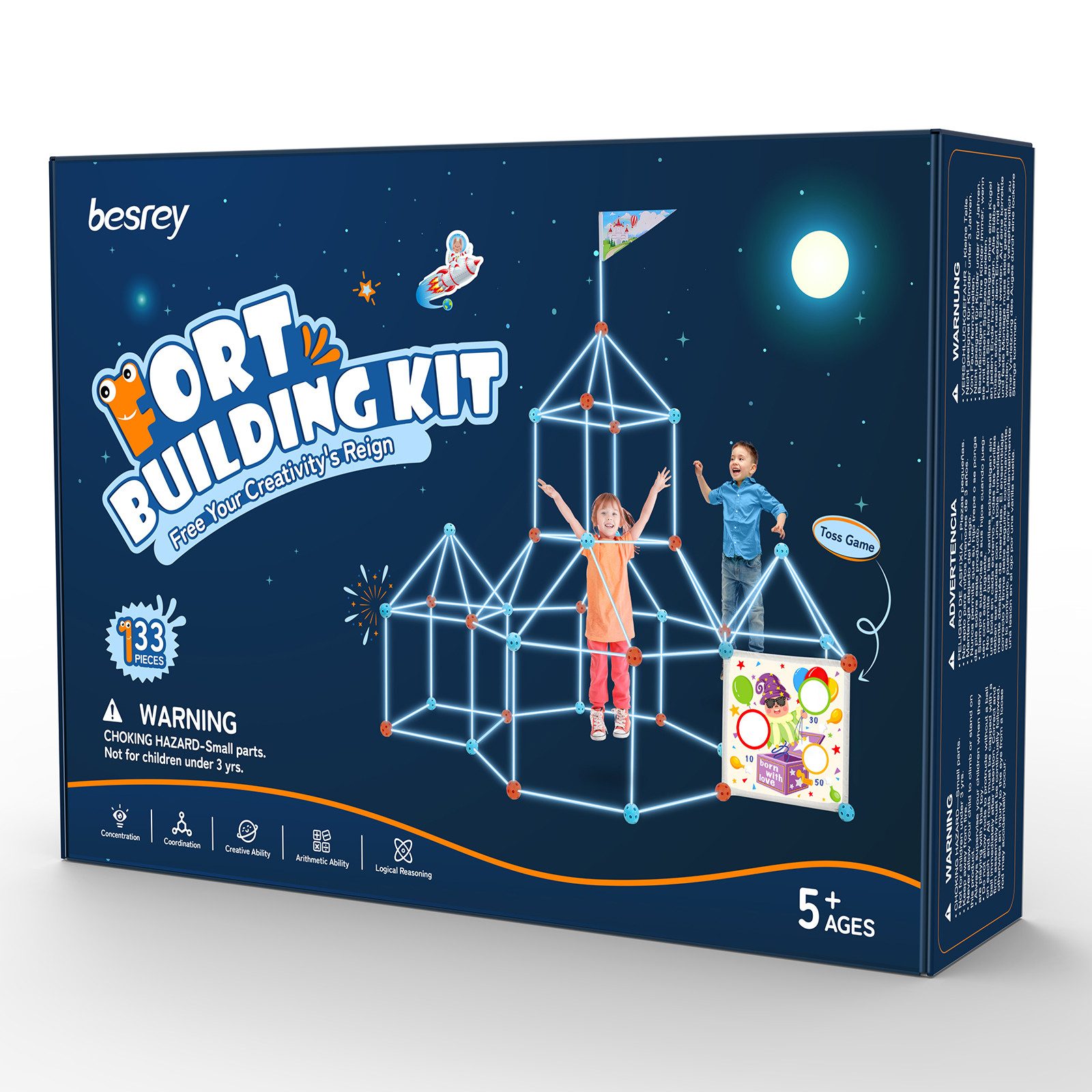 besrey Höhle Bauen Kinder – 133PCS Konstruktionsspielzeug, Kinder Höhle Kon günstig online kaufen