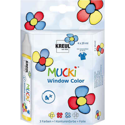 Fenstersticker MUCKI Window Color 4er Set, Kreul