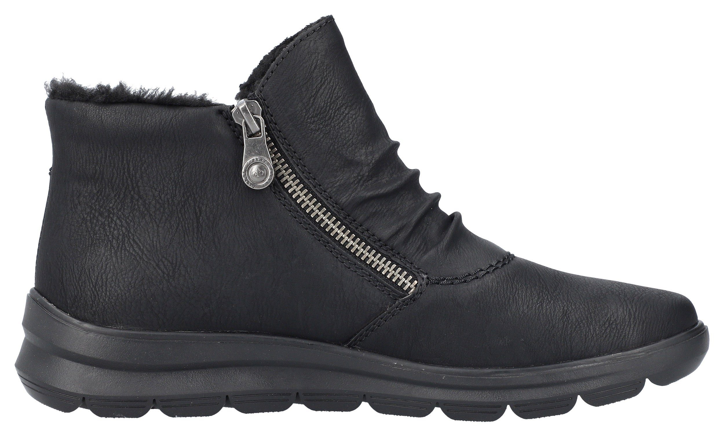 Rieker Winterboots, Stiefelette, Warmfutter, Boots mit herausnehmbarer Textilsohle