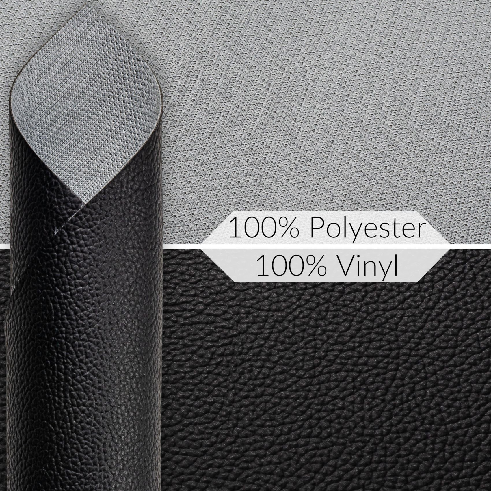 ANRO Stoff Kunstleder Polsterstoff Lederimitat zum Nähen & Beziehen, Wasserundurchlässig Robust Hochwertig Kreativkunstleder Möbelstoff