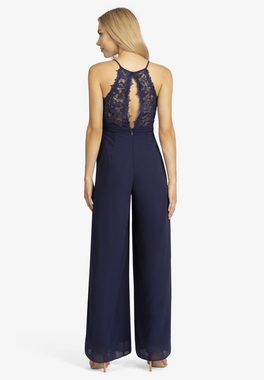 Kraimod Jumpsuit aus Mesh, Spitze und Chiffon