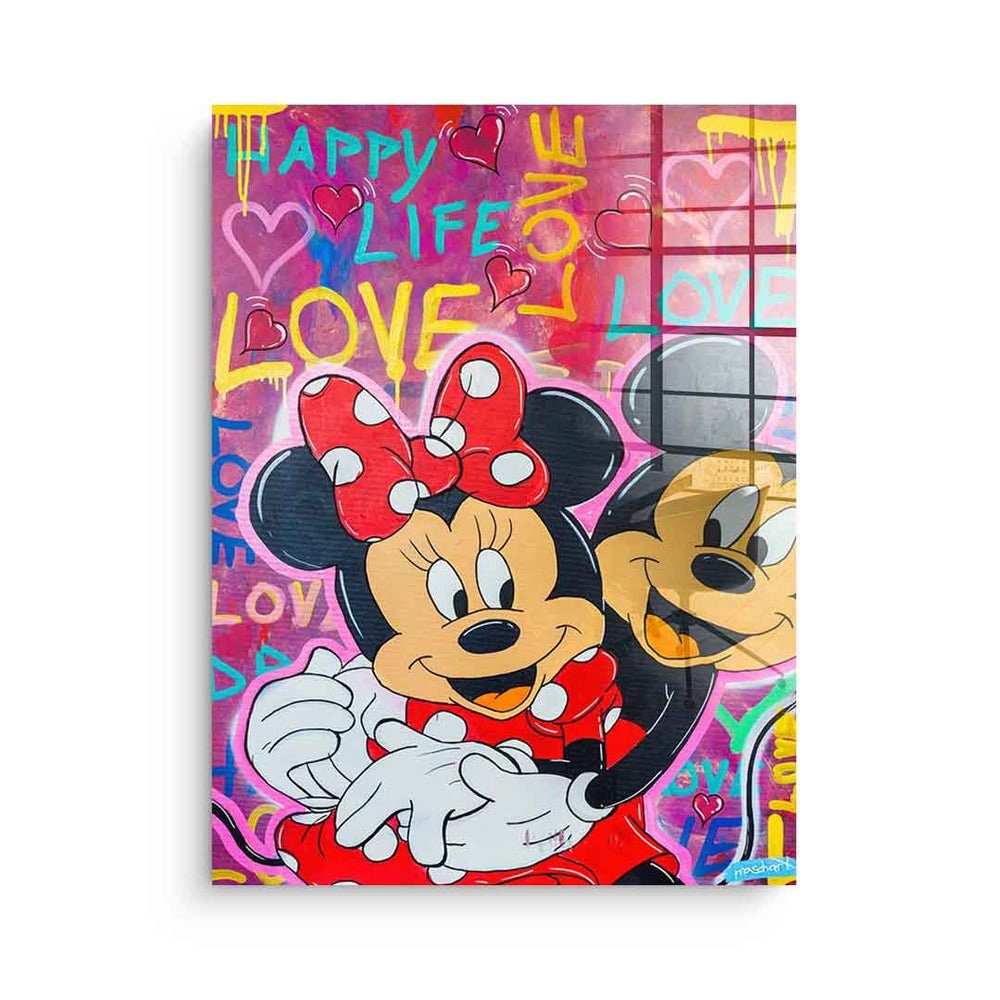 DOTCOMCANVAS® Acrylglasbild Happy Life - Acrylglas, günstig online kaufen