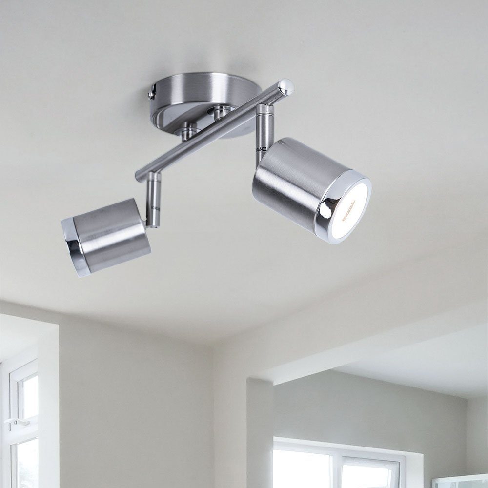 WOFI LED Deckenleuchte, LED-Leuchtmittel fest verbaut, Warmweiß, 8 Watt LED Decken Balken Spot Strahler beweglich Leuchte Lampe