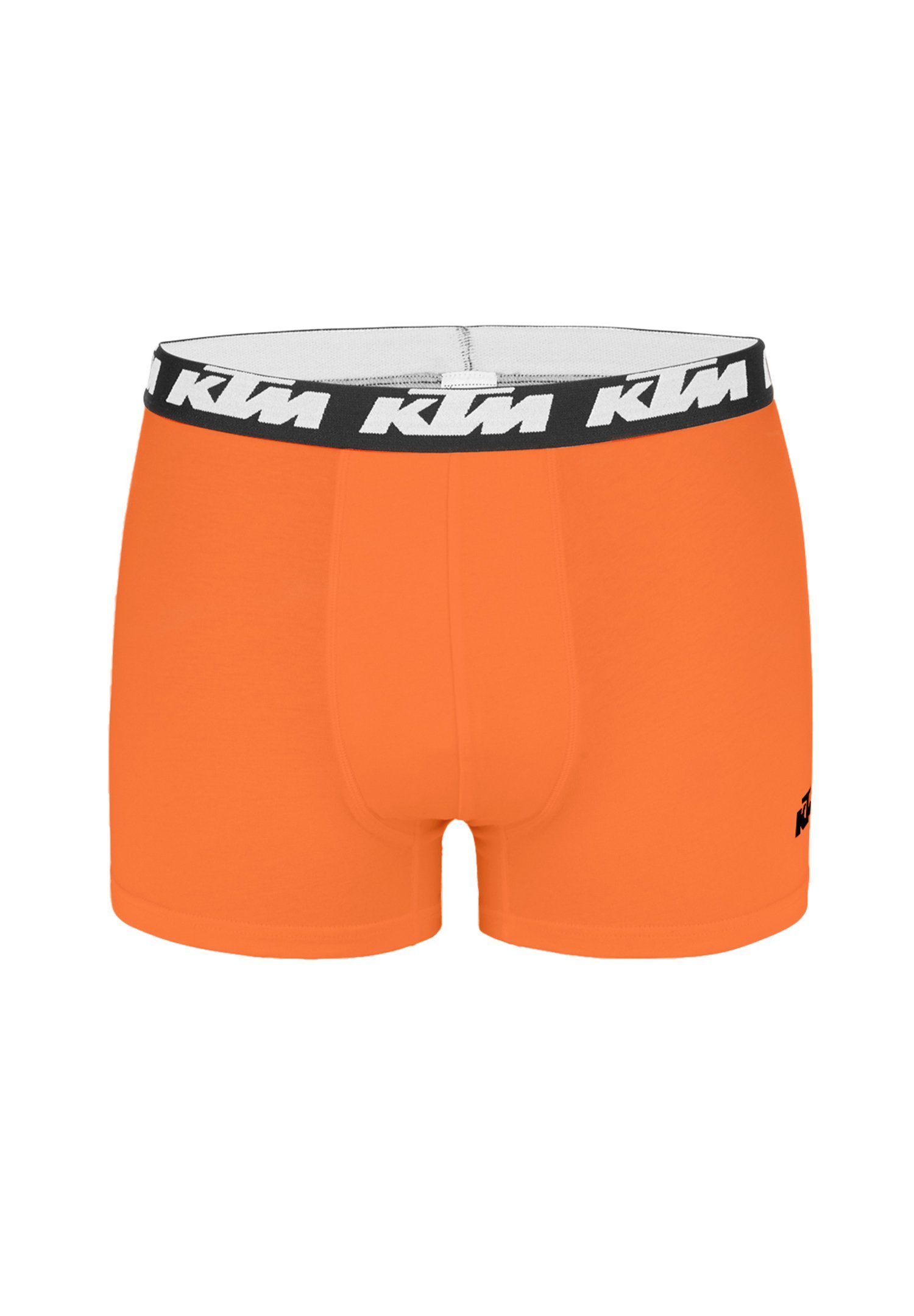 (2-St) / KTM Orange X2 Cotton Boxershorts Boxer Pack Dark Grey Man