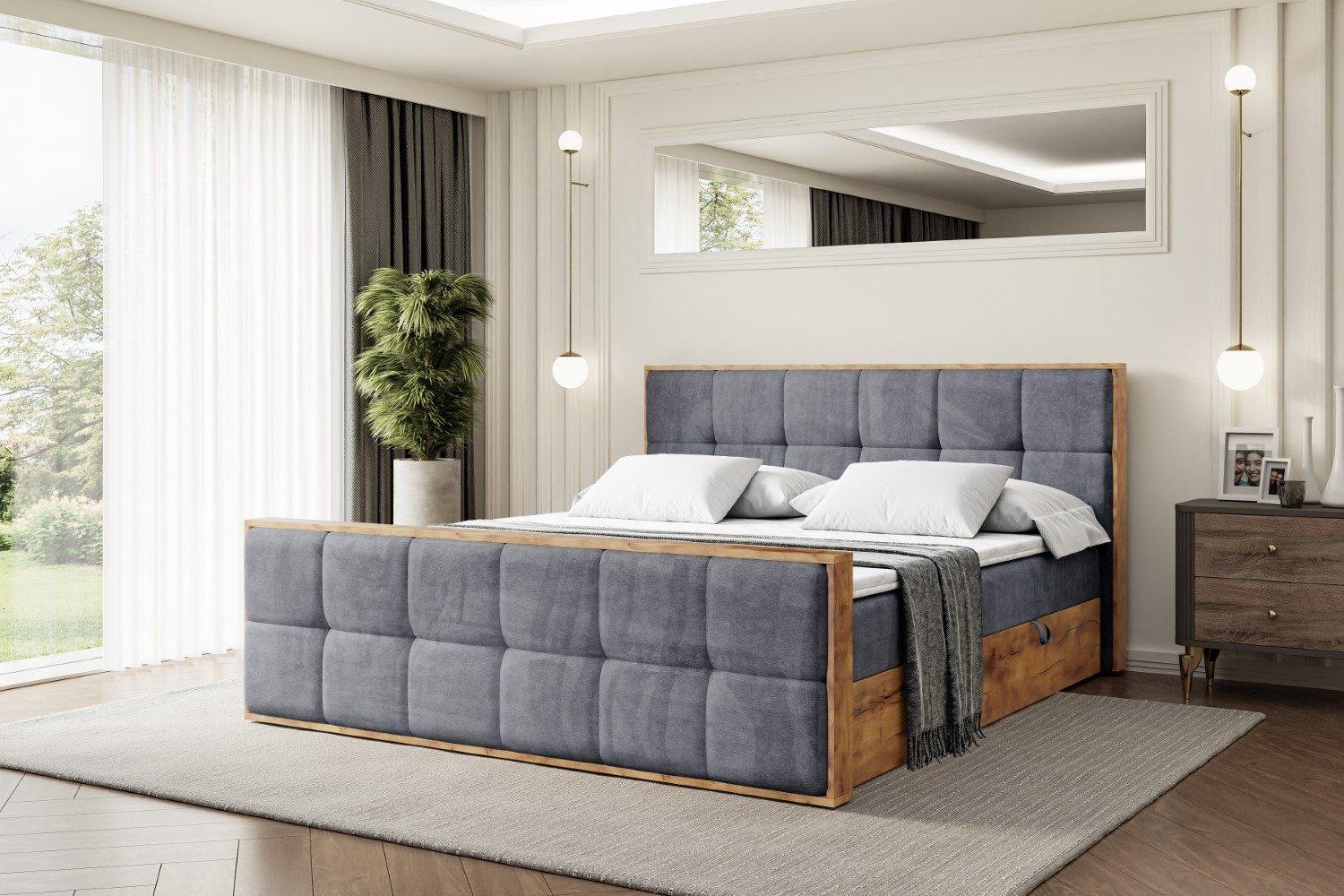 ALTDECOR Boxbett LOLLI7-Z (Multipocket-Matratze H4, H3 günstig online kaufen