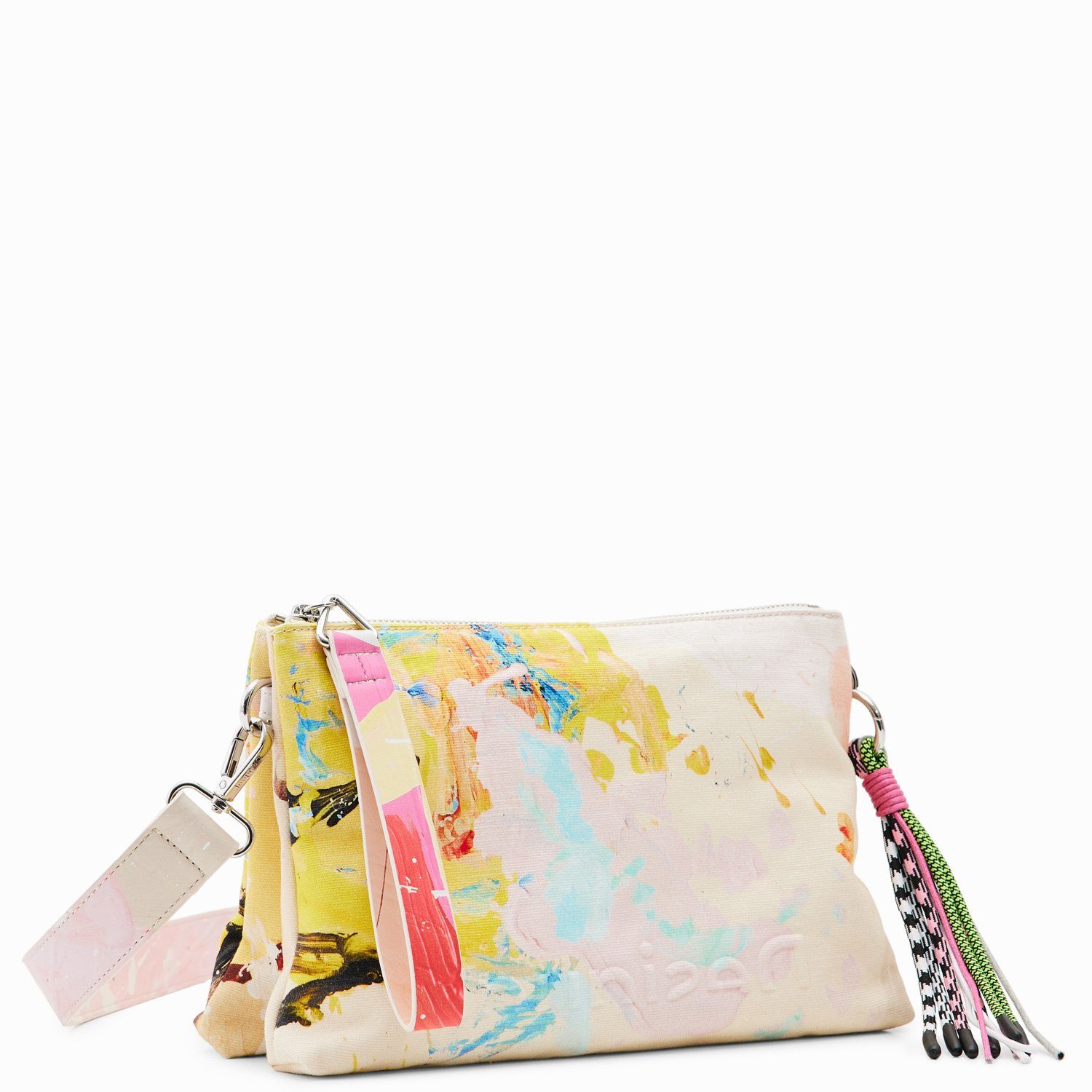 Desigual Umhängetasche Desigual Damen Umhängetasche Manchas Dortmund schwarz (1, 1-tlg., 1)