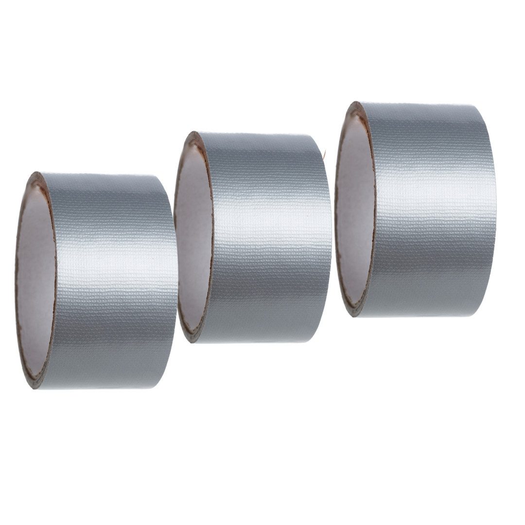 RACEL Klebeband 3x Panzertape Gewebeband Panzerband Gaffa Klebeband Duct Tape Set (3-St) starke Haftkraft und hohe Reißfestigkeit