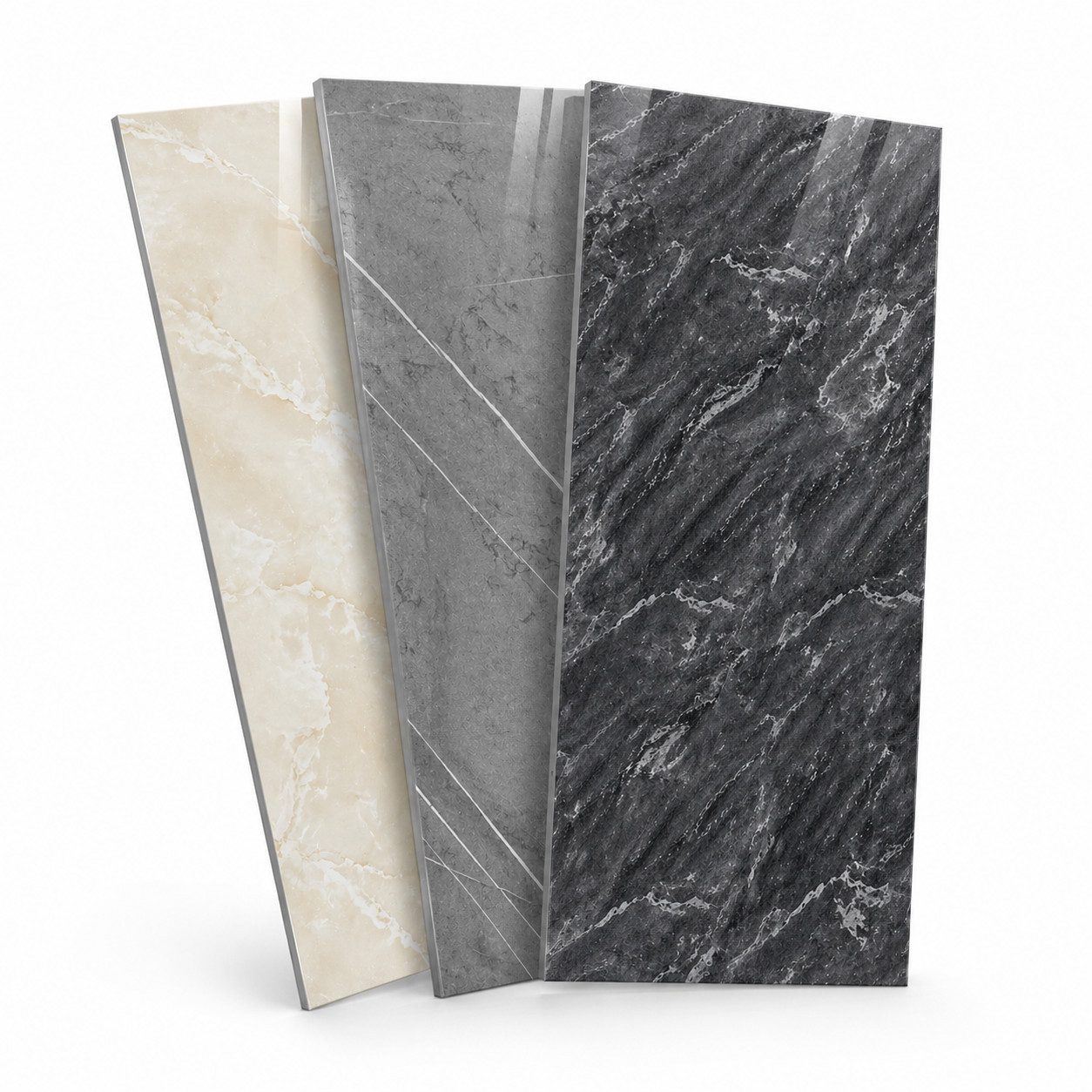 H-basics Fliesenaufkleber Klebefliesen Marmor 60×30 cm 10 Stk 3D Fliesenoptik (Marmor Optik), Wasserfest, Hitzebeständig, Für Innenbereiche geeignet, Pflegeleicht