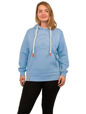 Gipfelglück Hoodie Mirka für Damen, mit Emboss-Print