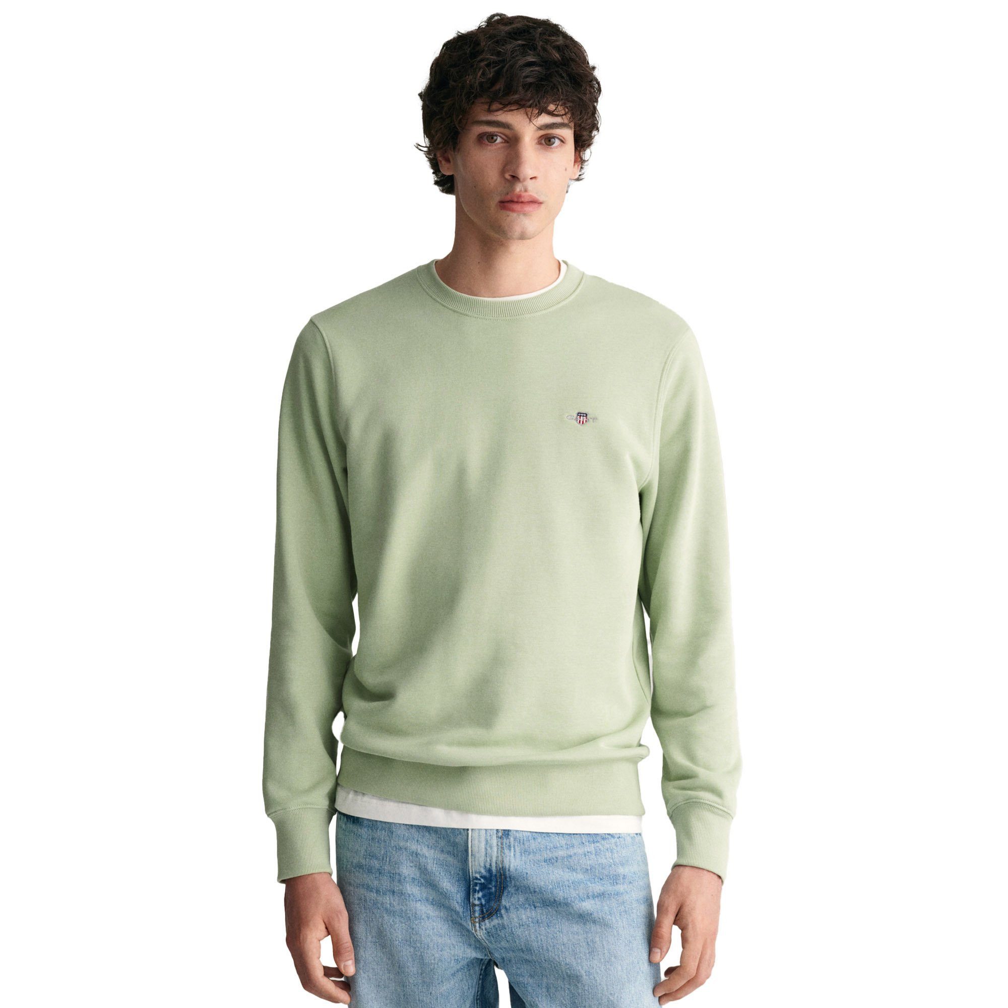 Gant Sweatshirt Herren Sweatshirt Baumwolle günstig online kaufen