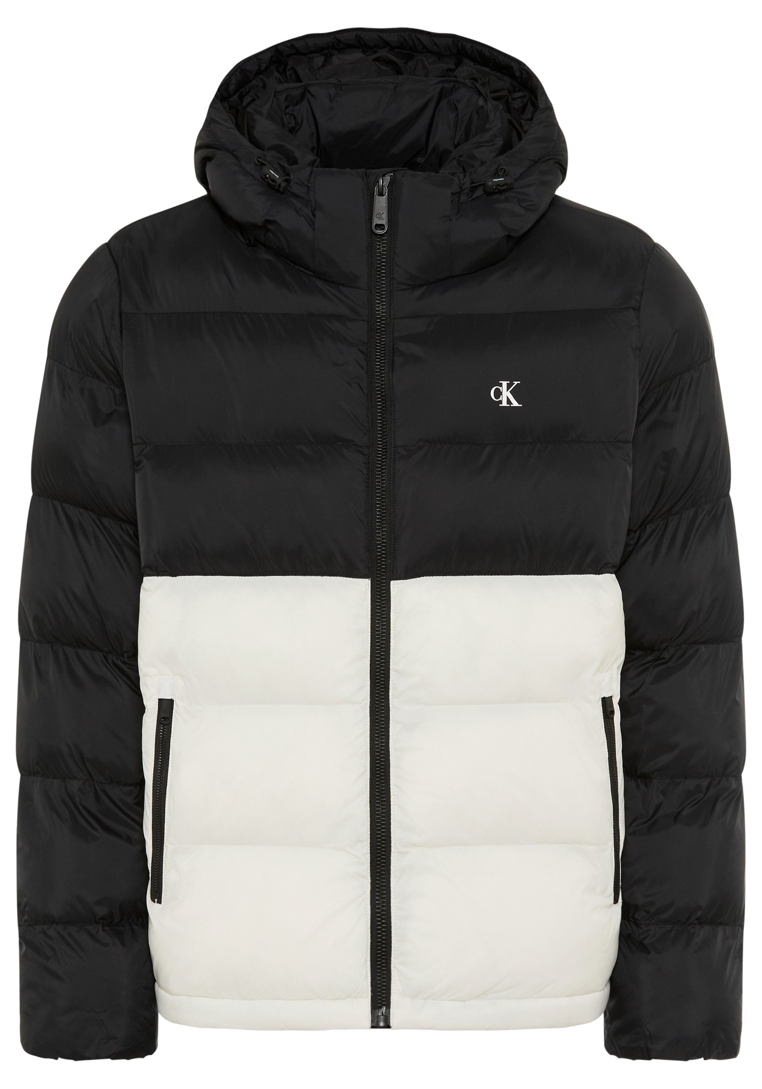 Calvin Klein Jeans Steppjacke LS NYLON COLOR BOCK PUFFER JKT Mit Rundhalsau günstig online kaufen