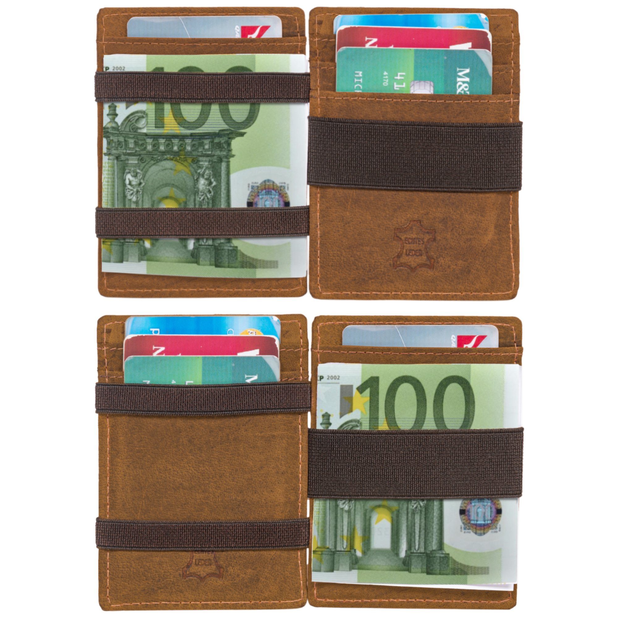 STILORD Geldbörse "Mago" Magic Wallet mit Münzfach