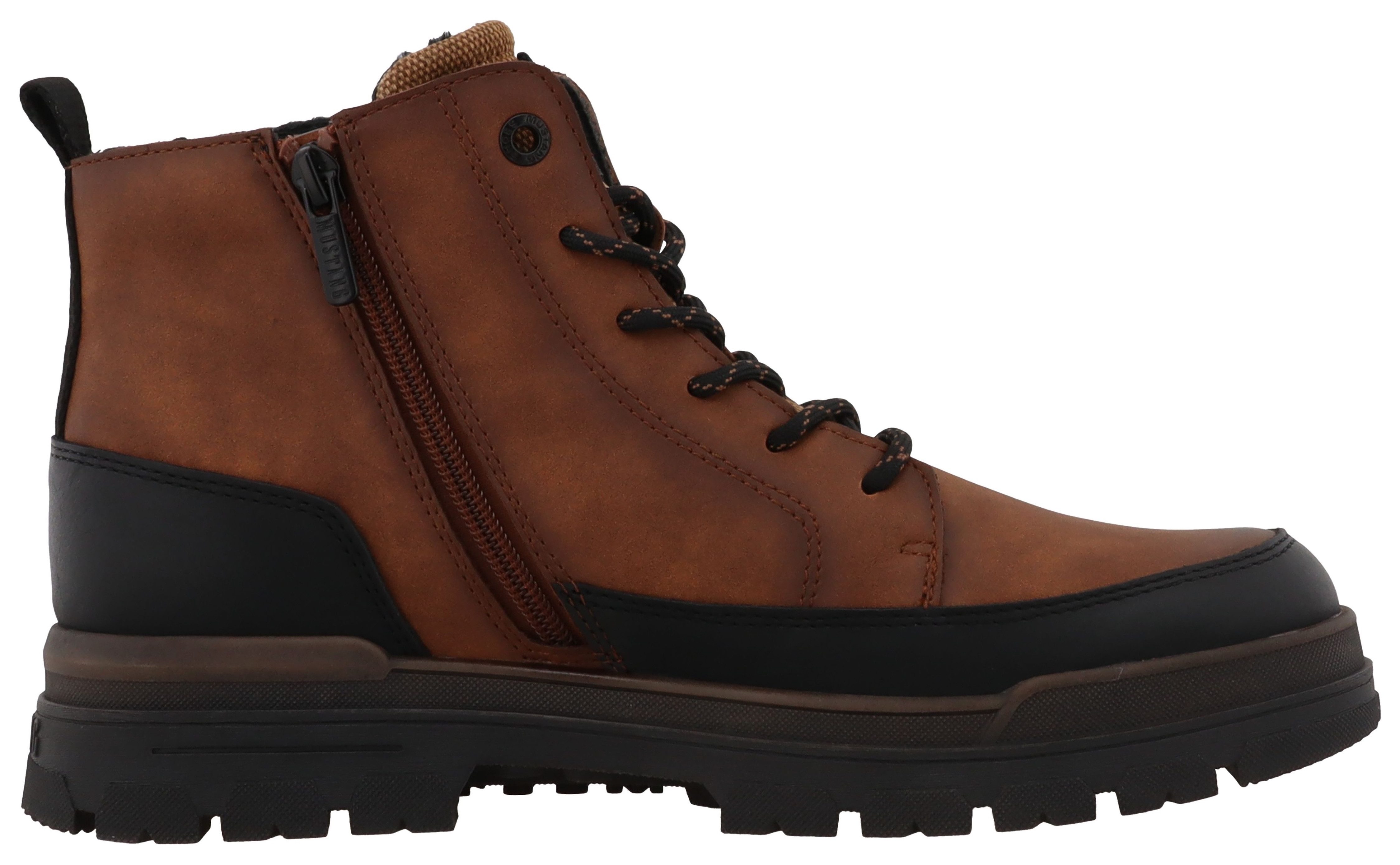 Mustang Shoes Peppin Winterboots Schnürboots, Trekkingboots mit TEX-Ausstattung – Bild 5 von 5