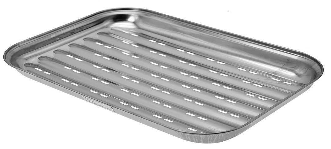 Dehner Grillbesteck-Set Edelstahl, spülmaschinenfest, 34.5 x 24.2 x 2.5 cm