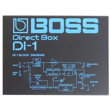 Boss by Roland E-Gitarre DI-1 Aktive DI-Box