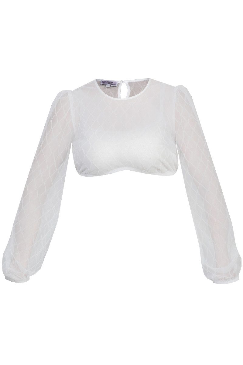 MarJo Dirndlbluse Dirndlbluse - IVANA-SARAH - offweiß, schwarz günstig online kaufen