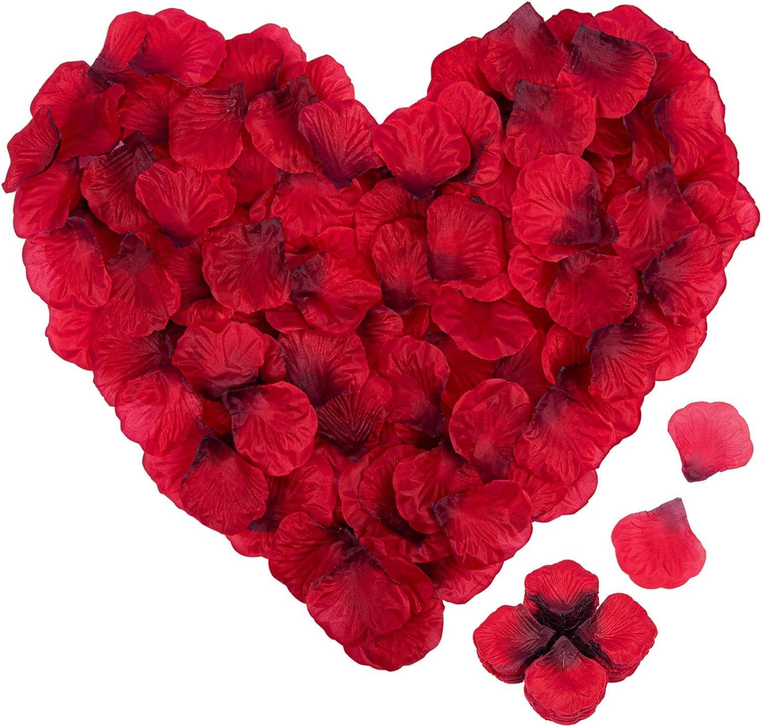Kunstblume Packung mit 5000 künstlichen roten Rosen, GarveeMore günstig online kaufen