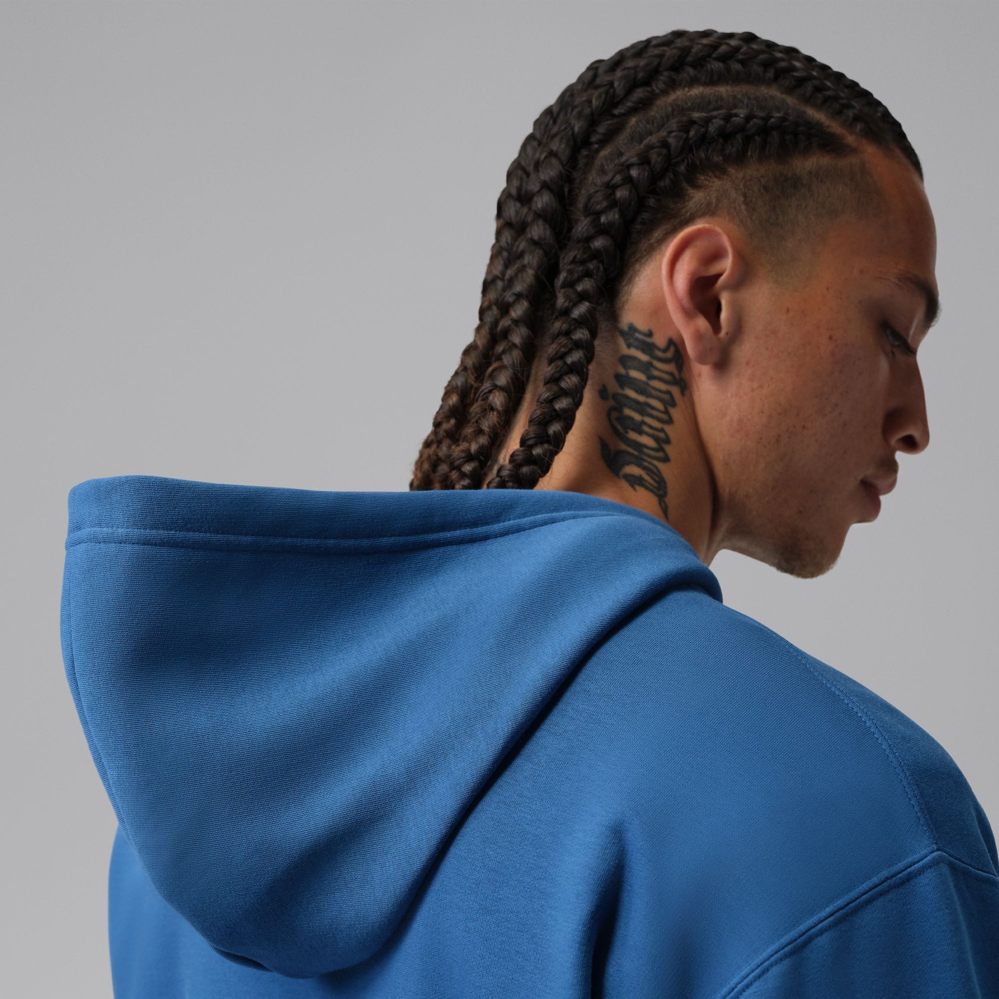 Jordan Kapuzensweatshirt M J JUMPMAN FLC PO 2 mit Rundhalsausschnitt, atmungsaktives Material, normale Schnittform