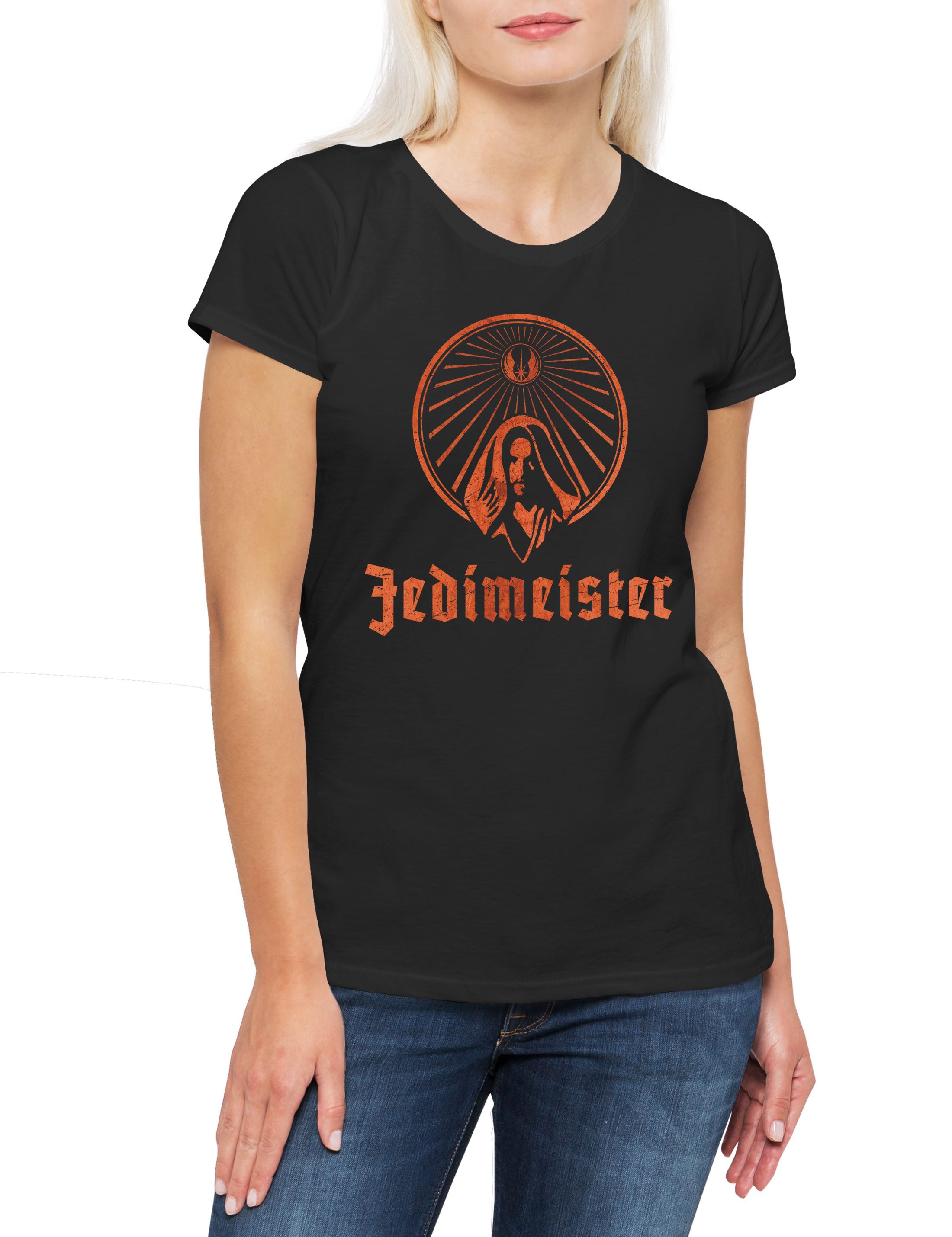 Print-Shirt Jedimeister Damen T-Shirt Der Wars Rebels Krieg Rebellion Star Jedi