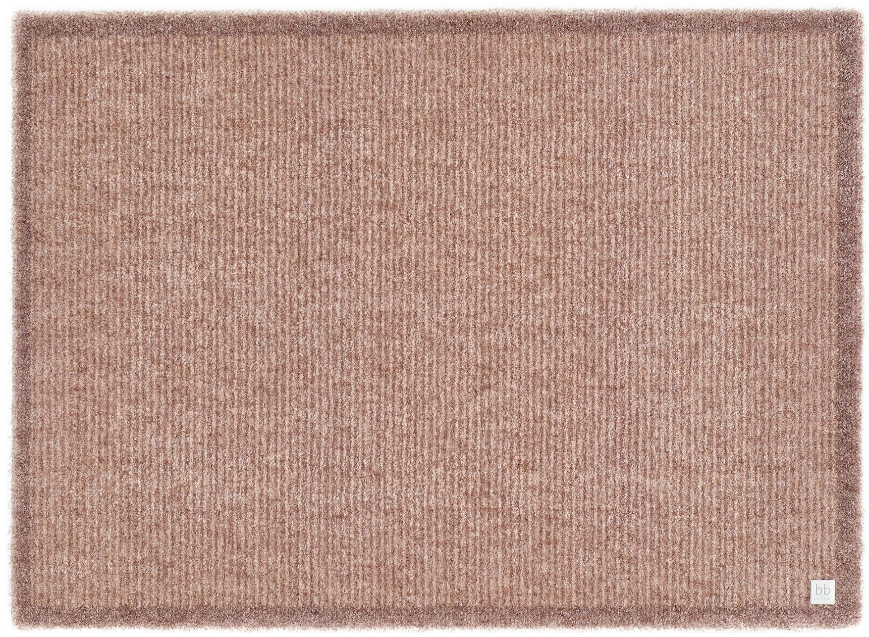 Barbara Becker Fußmatte Gentle Schmutzfangmatte & Läufer, Made in Belgium, rechteckig, Höhe: 7 mm, Schmutzfangteppich, Schmutzmatte, dezentes Streifen Design, waschbar