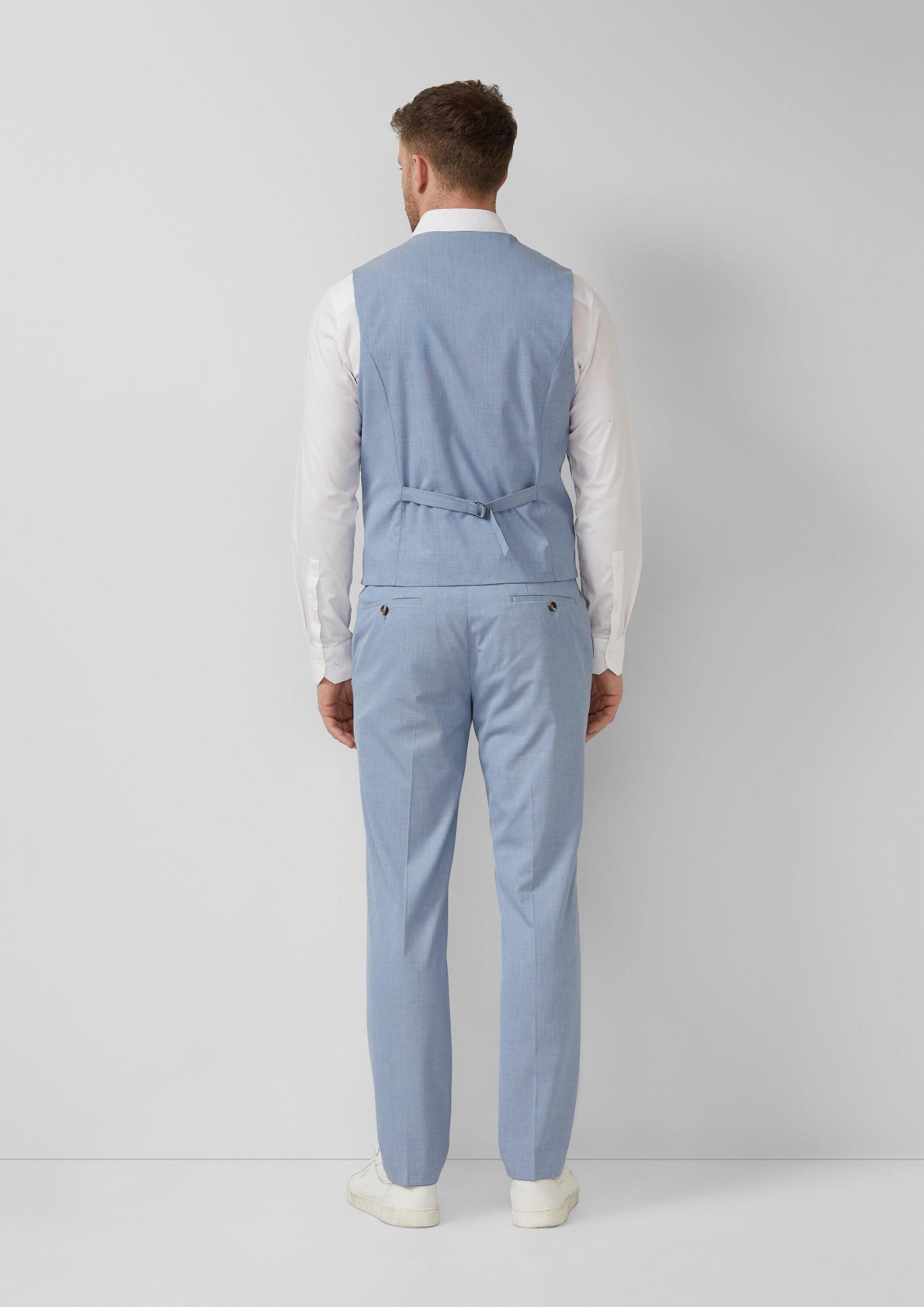 s.Oliver Jackenblazer Indoor-Weste s.O PURE: Anzugweste im Slim Fit aus Stretch-Gewebe