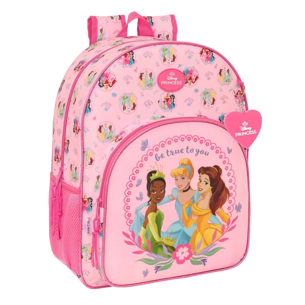 Princesses Disney Rucksack 33 x 42 x 14 cm Kinder Rucksack Disney Princess Rosa 33x42x14 cm