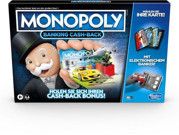 Hasbro Spiel, Monopoly Banking Cash-Back, Made in Europe