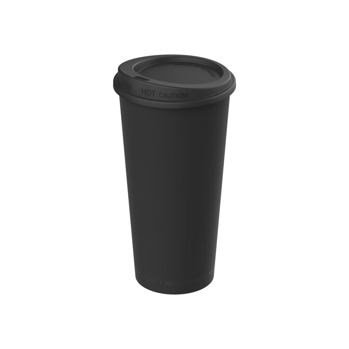 elasto Coffee-to-go-Becher Coffee Mug 400 ml Kaffeebecher to go Made in Germany, Made in Germany, Spülmaschinengeeignet, 100% recylebar, Becher