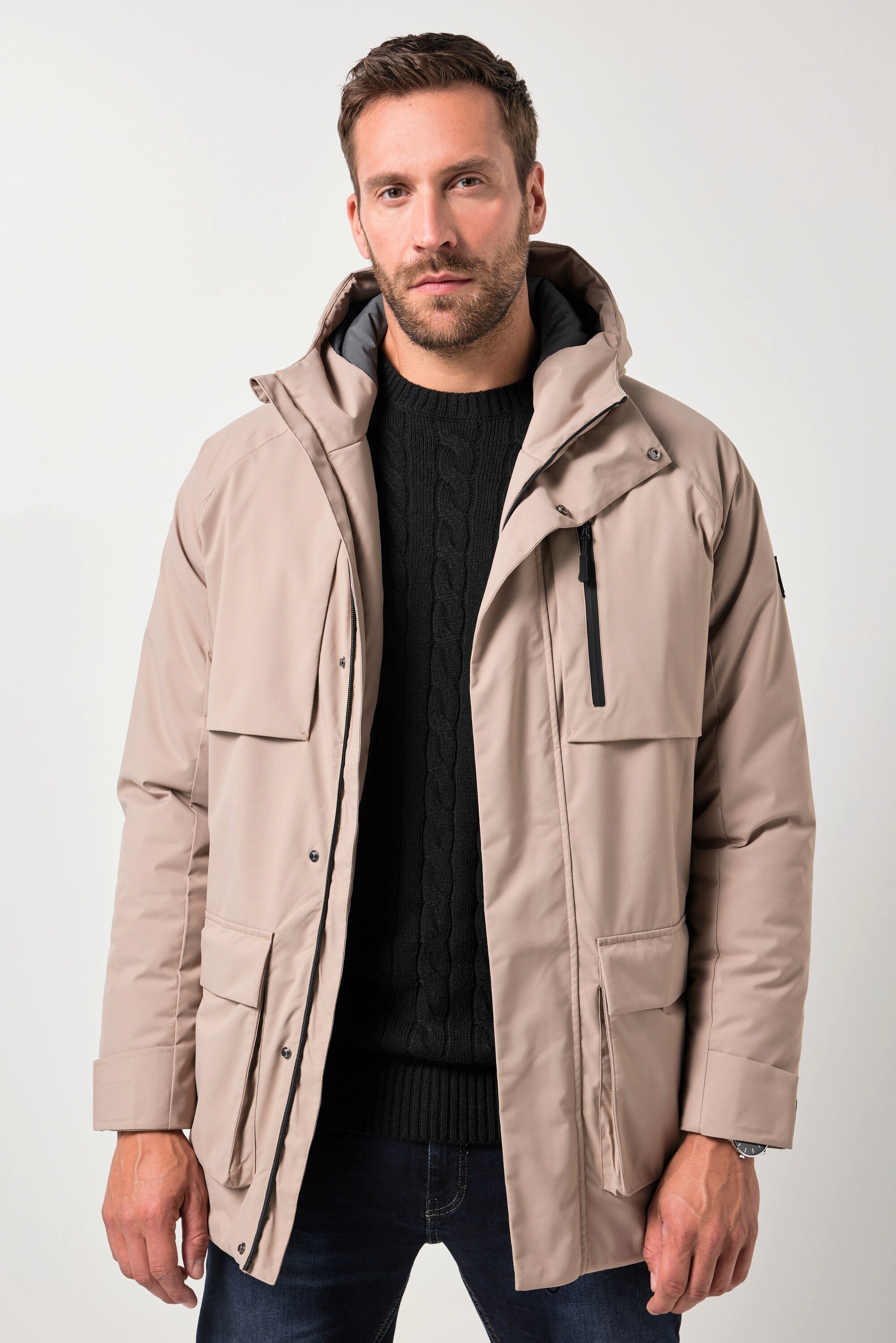 JP1880 Fieldjacket Funktions-Jacke Outdoor Kapuze wasserdicht