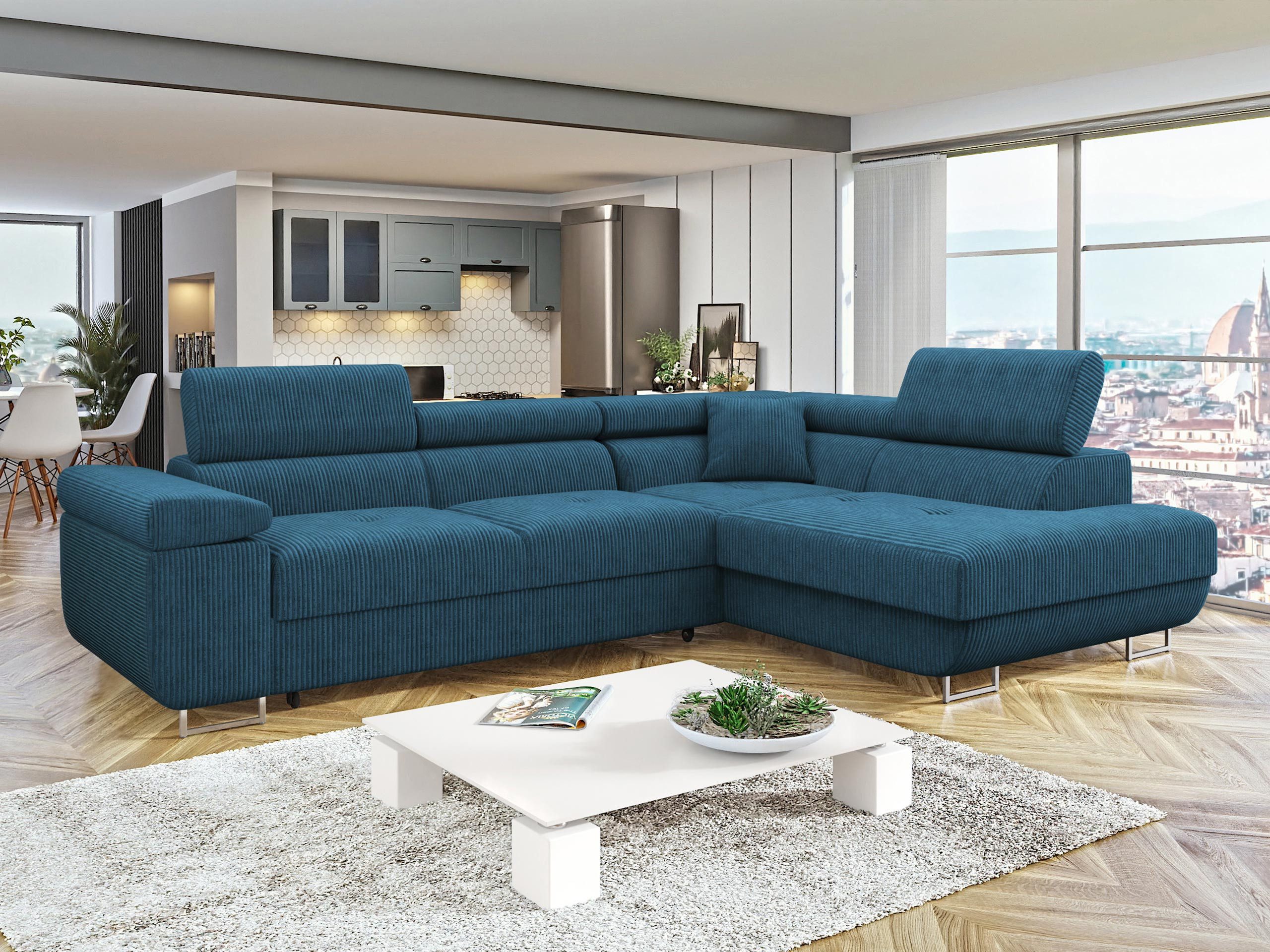 MIRJAN24 Ecksofa Torezio Cord, mit Bettkasten günstig online kaufen